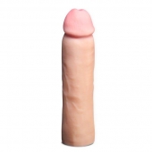 Телесная фаллическая насадка на пенис Magnum Xtender - 23 см. - Blush Novelties - в Черкесске купить с доставкой