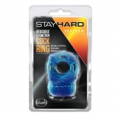 Голубое эрекционное виброкольцо Reusable 5 Function Cock Ring - Blush Novelties - в Черкесске купить с доставкой