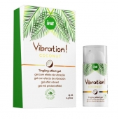 Возбуждающий гель с ароматом кокоса Vibration Coconut - 15 мл. - INTT - купить с доставкой в Черкесске