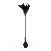 Двусторонний стек-щекоталка Sweet Caress Feather Whip - 58 см. - Sweet Caress - купить с доставкой в Черкесске