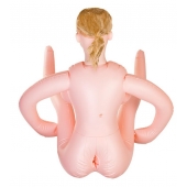 Надувная секс-кукла с реалистичной головой и поднятыми ножками - ToyFa - в Черкесске купить с доставкой