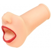 Мастурбатор-ротик с алыми губами - ToyFa - в Черкесске купить с доставкой