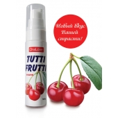 Гель-смазка Tutti-frutti с вишнёвым вкусом - 30 гр. - Биоритм - купить с доставкой в Черкесске