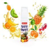 Гель-смазка Tutti-frutti со вкусом тропических фруктов - 30 гр. - Биоритм - купить с доставкой в Черкесске