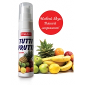 Гель-смазка Tutti-frutti со вкусом тропических фруктов - 30 гр. - Биоритм - купить с доставкой в Черкесске