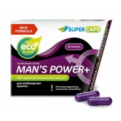Возбуждающее средство для мужчин Mans Power plus - 10 капсул (0,35 гр.) +1 в подарок - SuperCaps - купить с доставкой в Черкесске