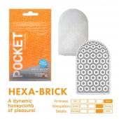 Карманный мастурбатор HEXA-BRICK - Tenga - в Черкесске купить с доставкой
