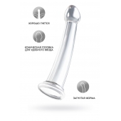 Прозрачный нереалистичный фаллоимитатор Jelly Dildo XL - 22 см. - Toyfa Basic