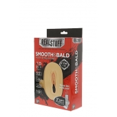 Мастурбатор-вагина с вибрацией и выносным пультом управления REALSTUFF SMOOTH   BALD - Dream Toys - в Черкесске купить с доставкой