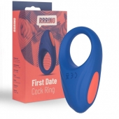 Синее эрекционное кольцо RRRING First Date Cock Ring - FeelzToys - в Черкесске купить с доставкой