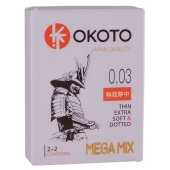 Набор из 4 презервативов OKOTO MegaMIX - Sitabella - купить с доставкой в Черкесске