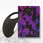 Черное эрекционное виброкольцо Thor Cockring - FeelzToys - в Черкесске купить с доставкой