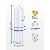 Презервативы MY.SIZE размер 53 - 3 шт. - My.Size - купить с доставкой в Черкесске