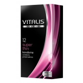 Ультратонкие презервативы VITALIS PREMIUM super thin - 12 шт. - Vitalis - купить с доставкой в Черкесске