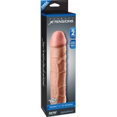 Телесная насадка Fantasy X-tensions Perfect 2  Extension - 20,3 см. - Pipedream - в Черкесске купить с доставкой