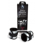 Серо-черные наручники Totally His - Fifty Shades of Grey - купить с доставкой в Черкесске