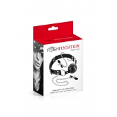 Жесткий шар-кляп с зажимами для сосков - Fetish Tentation - купить с доставкой в Черкесске