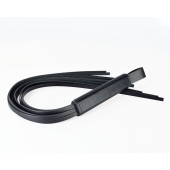 Черная кожаная плеть  Клео  - 60 см. - Sitabella - купить с доставкой в Черкесске