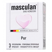 Супертонкие презервативы Masculan Pur - 3 шт. - Masculan - купить с доставкой в Черкесске