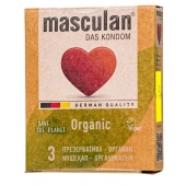 Экологически чистые презервативы Masculan Organic - 3 шт. - Masculan - купить с доставкой в Черкесске