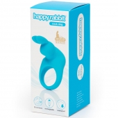 Голубое эрекционное виброкольцо Happy Rabbit Rechargeable Rabbit Cock Ring - Happy Rabbit - в Черкесске купить с доставкой