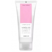 Смазка на водной основе Mixgliss Sweet с ароматом бабл-гам - 70 мл. - Mixgliss - купить с доставкой в Черкесске
