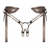 Бронзовый пояс для насадок Desirous Harness - Strap-on-me - купить с доставкой в Черкесске