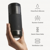 Черный мастурбатор с контролем всасывания Arcwave Pow Stroker - Arcwave - в Черкесске купить с доставкой