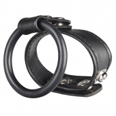 Двойное кольцо выносливости на пенис DUAL STAMINA RING - BlueLine - в Черкесске купить с доставкой