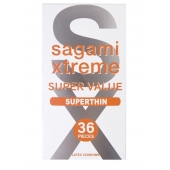 Ультратонкие презервативы Sagami Xtreme Superthin - 36 шт. - Sagami - купить с доставкой в Черкесске