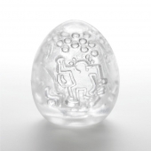 Мастурбатор-яйцо Keith Haring EGG DANCE - Tenga - в Черкесске купить с доставкой