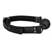 Черный кляп-шарик BALL GAG DIAMOND - Dream Toys - купить с доставкой в Черкесске