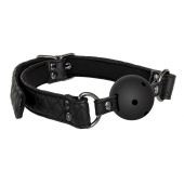 Черный кляп-шарик BALL GAG DIAMOND - Dream Toys - купить с доставкой в Черкесске
