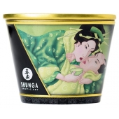 Массажная свеча Exotic Green Tea с ароматом зелёного чая - 170 мл. - Shunga - купить с доставкой в Черкесске