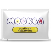 Универсальная смазка с ароматом солёной карамели  Москва Вкусная  - 10 мл. - Москва - купить с доставкой в Черкесске