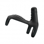 Черная вибронасадка на пенис Vibrating Penis Sling - Baile - в Черкесске купить с доставкой