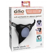 Черные трусики для страпона Body Dock SE на регулируемых ремнях - Pipedream - купить с доставкой в Черкесске