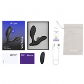 Черный анальный вибратор We-Vibe Vector+ - We-vibe - в Черкесске купить с доставкой