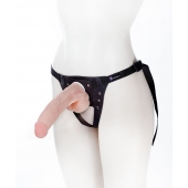 Реалистичный фаллос на поясе Harness - 20,5 см. - LOVETOY (А-Полимер) - купить с доставкой в Черкесске