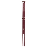 Бордовый ремень Halo Waist Belt - размер L-XL - Shots Media BV - купить с доставкой в Черкесске