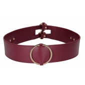 Бордовый ремень Halo Waist Belt - размер L-XL - Shots Media BV - купить с доставкой в Черкесске