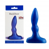 Синий анальный стимулятор Beginners p-spot massager - 11 см. - Lola Games - в Черкесске купить с доставкой