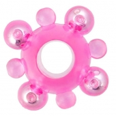 Эрекционное кольцо c бусинками - Toyfa Basic - в Черкесске купить с доставкой