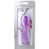 Фиолетовая насадка, удлиняющая половой член - 13,5 см. - Toyfa Basic - в Черкесске купить с доставкой