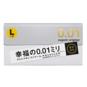 Презервативы Sagami Original 0.02 L-size увеличенного размера - 5 шт. - Sagami - купить с доставкой в Черкесске