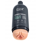 Телесный мастурбатор-вагина Shower Therapy Milk Me Honey - Pipedream - в Черкесске купить с доставкой