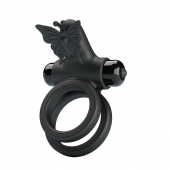 Черное эрекционное виброкольцо Passionate Ring IX - Baile - в Черкесске купить с доставкой