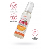 Съедобная гель-смазка Yovee «Двойной соблазн» с Д-пантенолом и вкусом клубники и дыни - 100 мл. - ToyFa - купить с доставкой в Черкесске