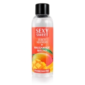 Массажное масло Sexy Sweet Juicy Mango с феромонами и ароматом манго - 75 мл. - Биоритм - купить с доставкой в Черкесске