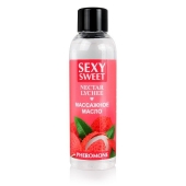 Массажное масло Sexy Sweet Nectar Lychee с феромонами и ароматом личи - 75 мл. - Биоритм - купить с доставкой в Черкесске
